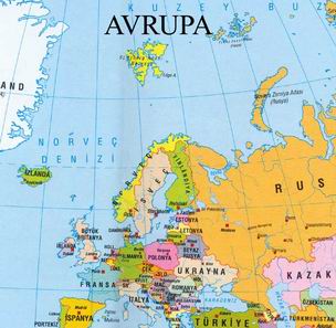 Avrupa TürkBirDev Temsilcilikleri Haritası