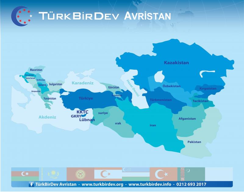 TurkBirDev Avristan, Turk Birligi, Avrupa Turkistan, Turkistan Turk Birligi, Tur