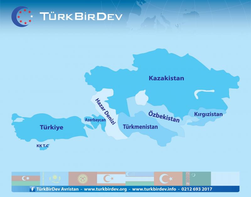 TurkBirDev ulkeleri, Turk Birlesik Devletleri ulkeleri
